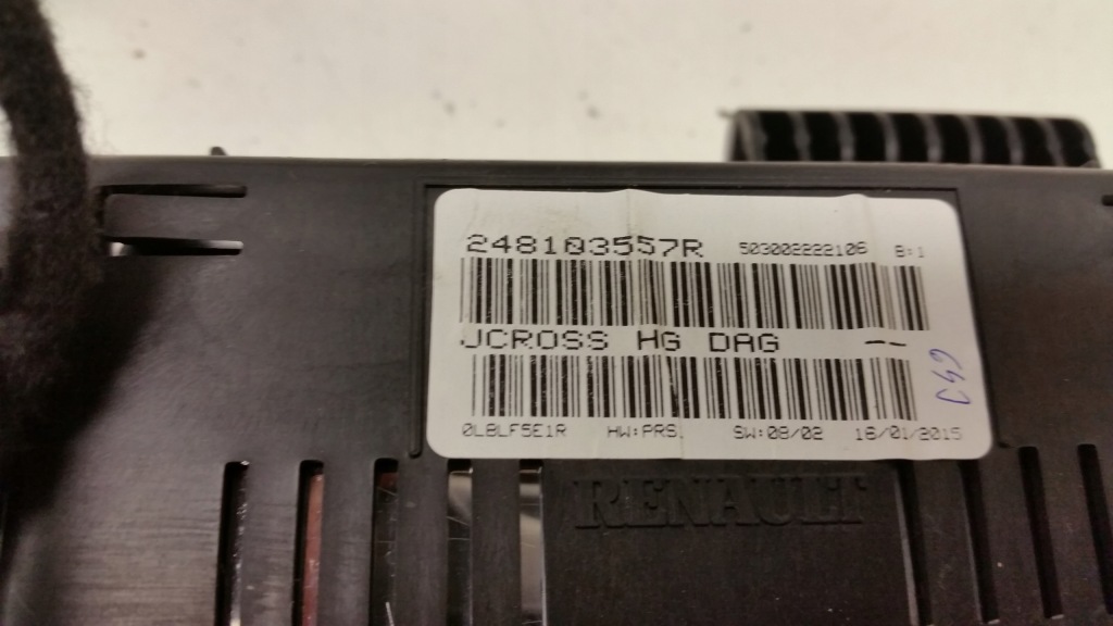 фото №8, Счетчик приборы renault scenic iii 09-16 248103557r 1.5 dci europa