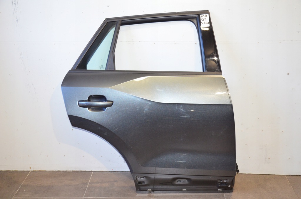 фото №2, Audi q2 81a двері задні праве сірі