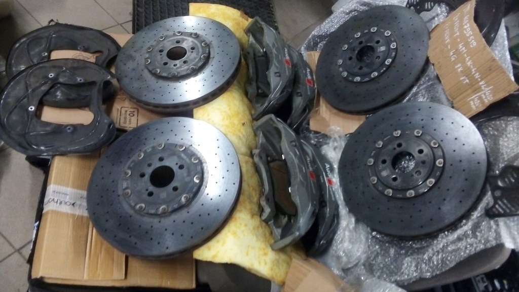 фото №9, Audi ceramika гальма гальмівні диски a6 c7 q7 rs6 s8 420mm