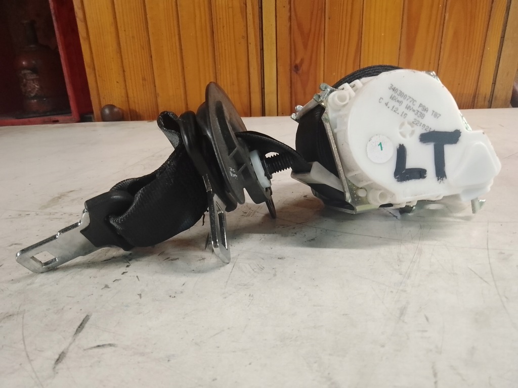 фото №1, Pas безпеки лівий задня peugeot 5008 34030077c