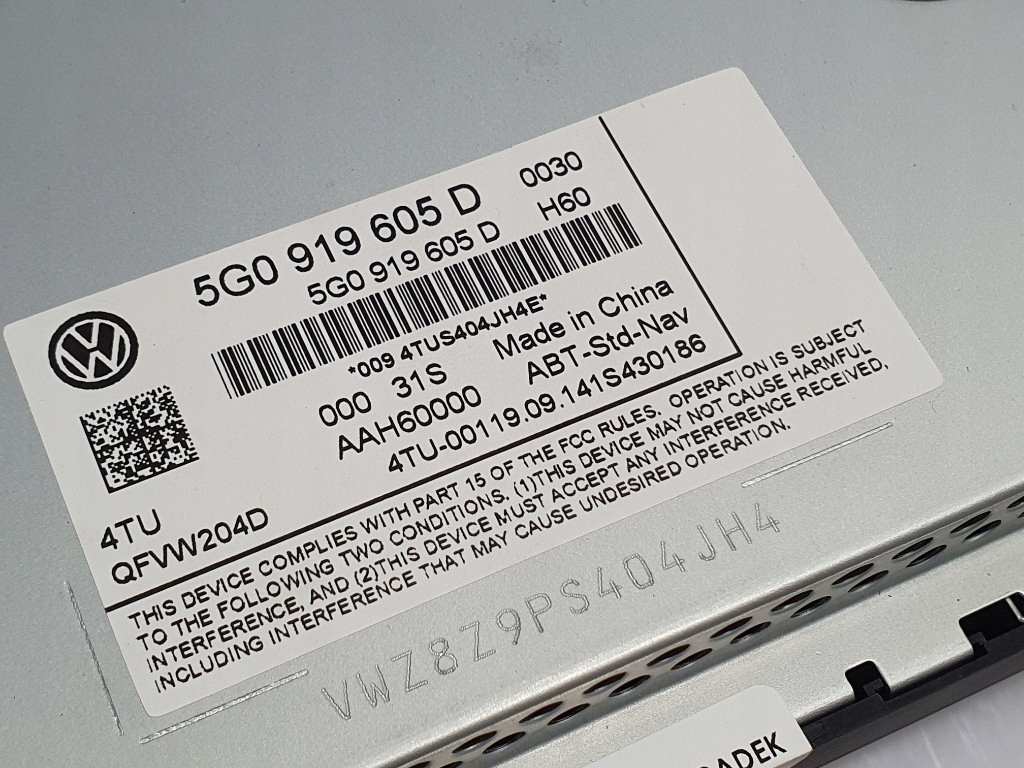 фото №11, Vw golf vii sportsvan монитор навигации mmi экран lcd 5g0919605d super состояние