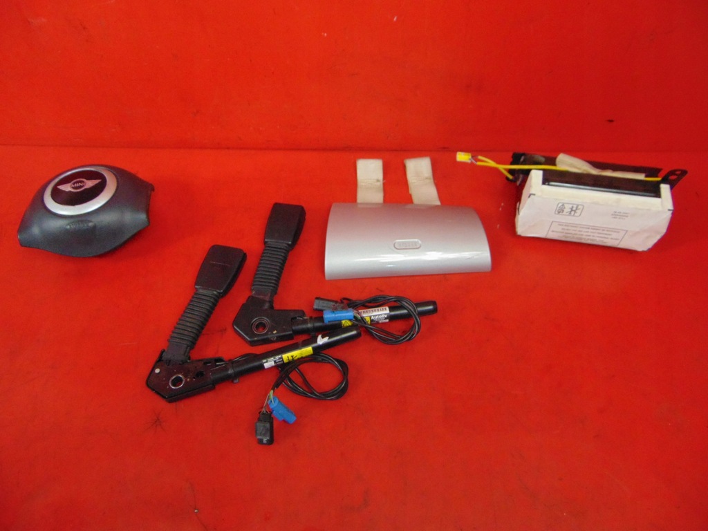 фото №1, Mini one cooper r50 r52 r53 подушки безопасности подушка безопасности натяжители водителя пассажира