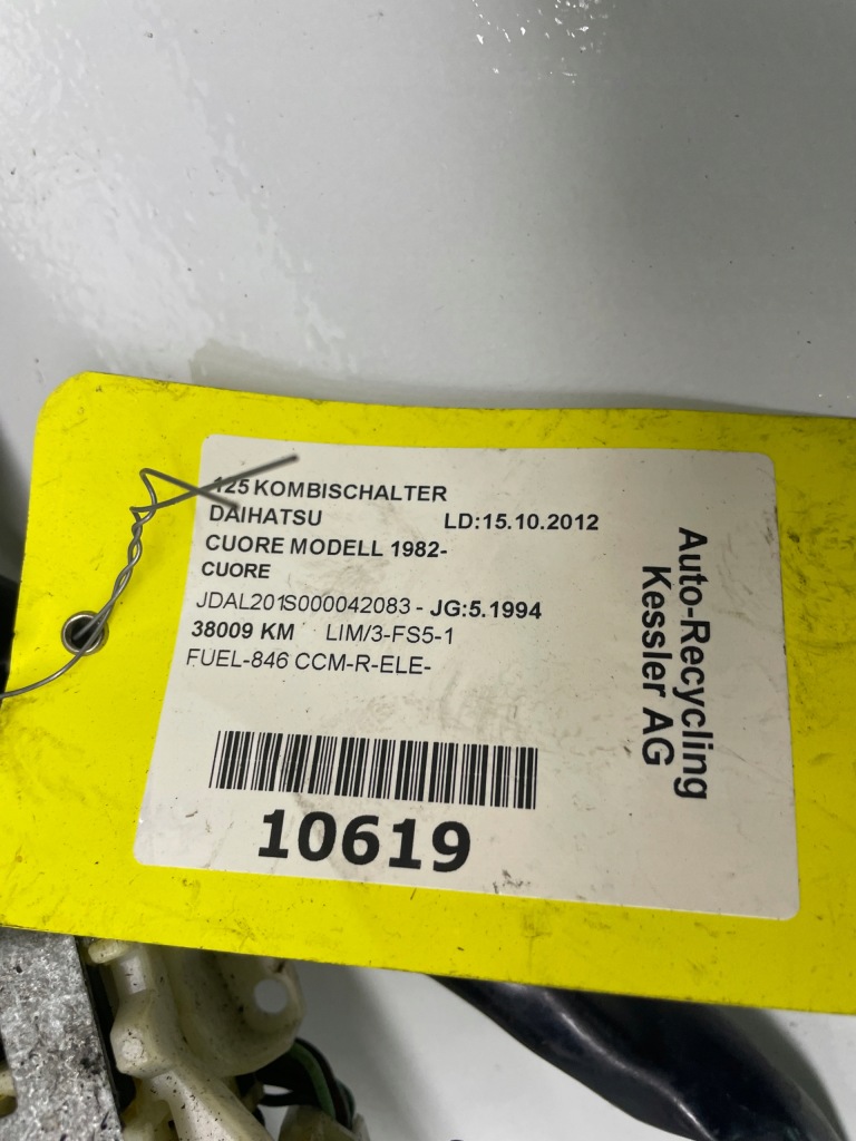 фото №4, Перемикач комбінований daihatsu cuore