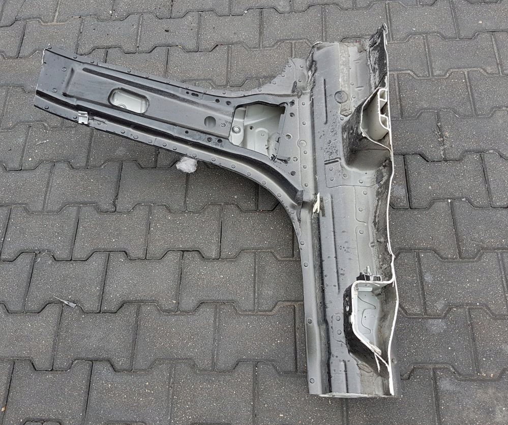 фото №6, Jaguar xj x351 поріг блок двигуна середній правий чорний pel