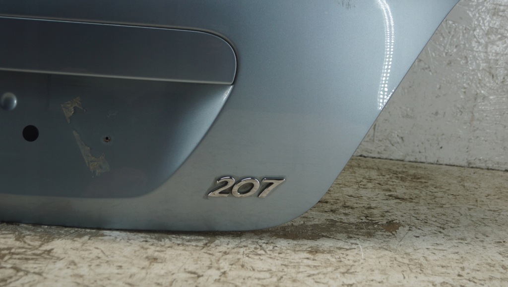 фото №11, Крышка багажника багажника задняя peugeot 207 lift hb 5d kgz