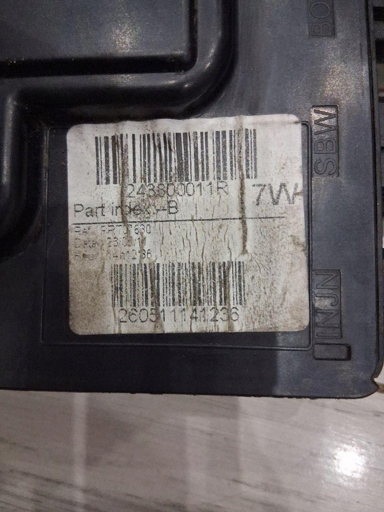 фото №7, Модуль напруги акумулятор renault scenic iii 243800011r