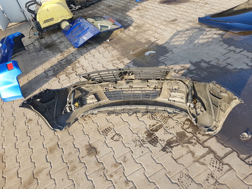 фото №9, Vw eos 06-10r бампер перед омыватель ксенон lc9x