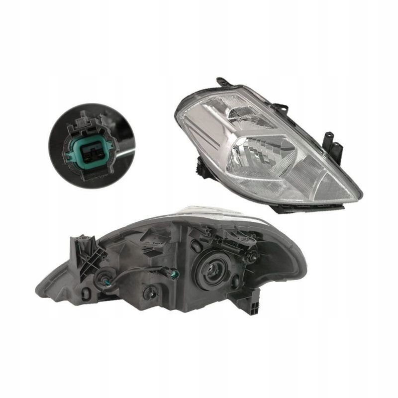 фото №1, Фара лампа правый nissan tiida c11x sc11x 07-