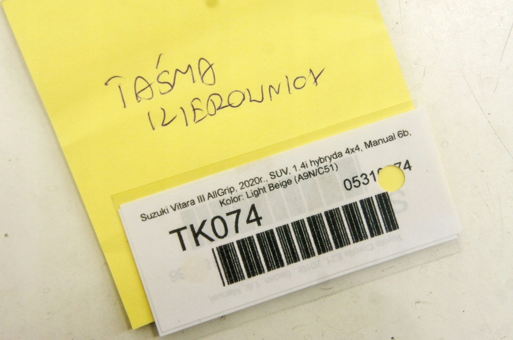 фото №6, Tk074 suzuki vitara iii стрічка шлейф керма