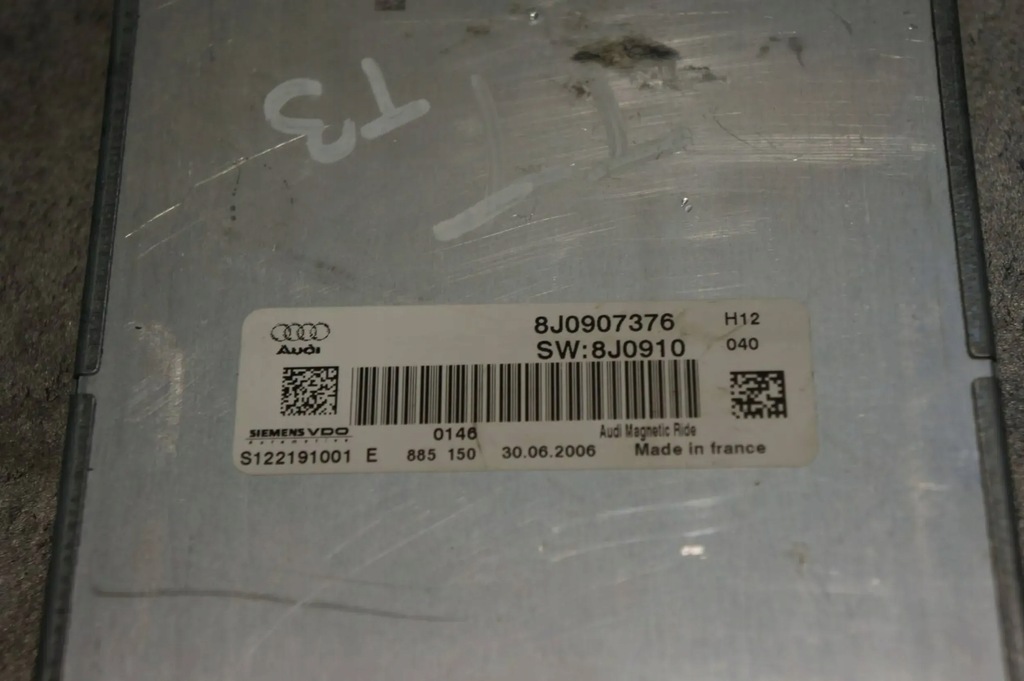 фото №5, Модуль блок управления подвеска audi tt 8j tts 8j0907376