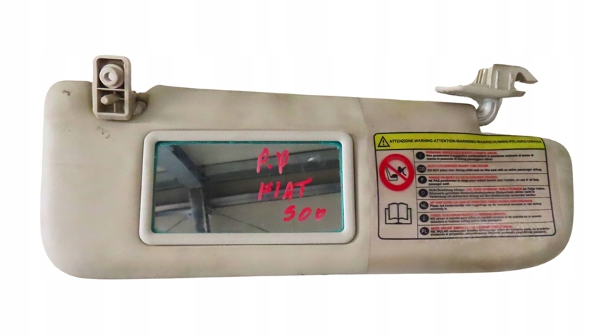 фото №1, Защита солнцезащитная правая fiat 500 2007-2014 rok europa