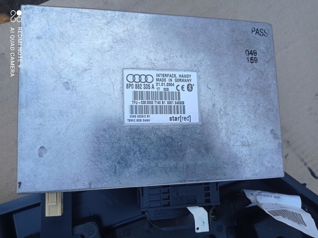 фото №1, Модуль bluetooth audi a4 b6 8p0862335a