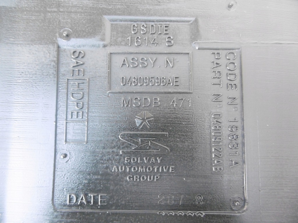 фото №13, Бак топлива bak chrysler voyager iii 2.5 td