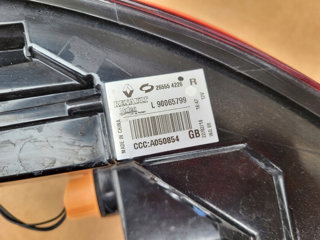 фото №14, Renault koleos ii lift лампа левый левая задняя led w крыло europa