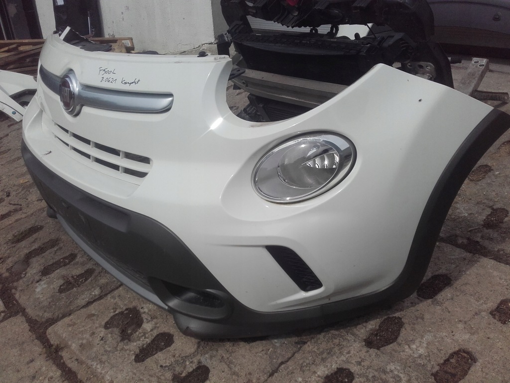 фото №5, Fiat 500 l перед капот радіатор бампер 1.3 m-jet