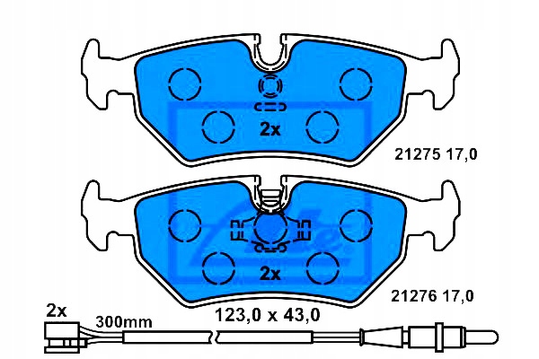 фото №1, Ate гальмівні колодки гальмівні citroen evasion fiat scudo ul