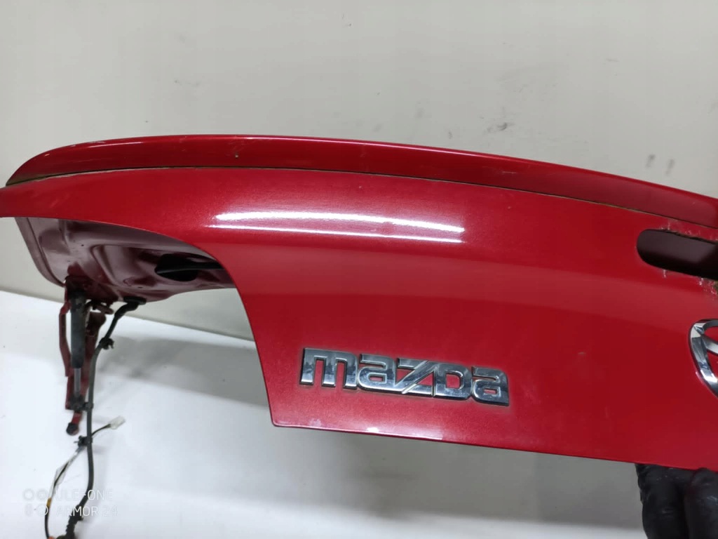 фото №3, Крышка багажника задняя mazda rx8 задняя rx-8 czerwona цвет 27a