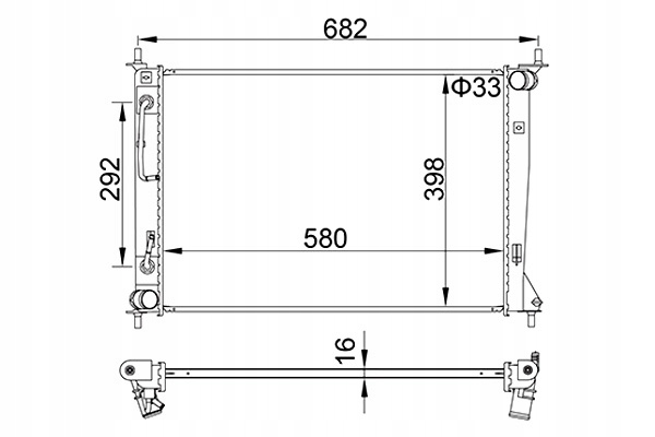 фото №2, Hart 622 278 радиатор, система охлаждение двигателя