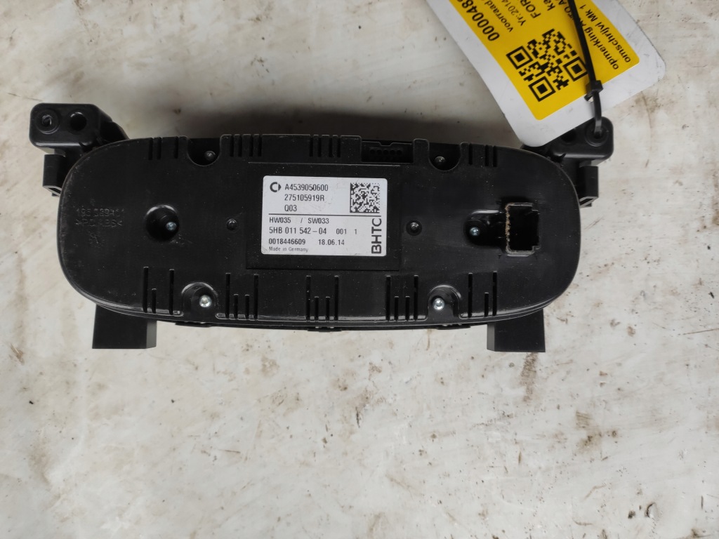 фото №4, Панель кондиционера воздуховод smart fortwo forfour 453