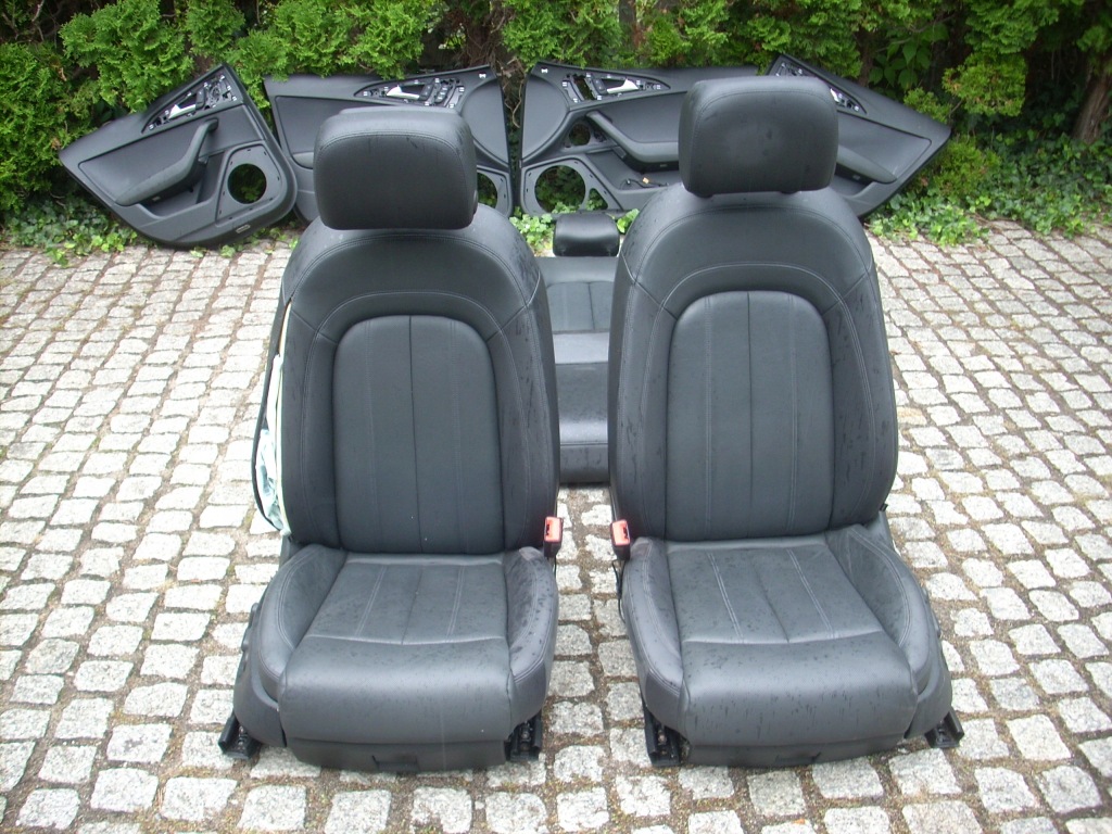 фото №11, Audi q7 4l0 сидіння заднє сидіння обшивки оббивка шкіра ew. a6 c6 електрика