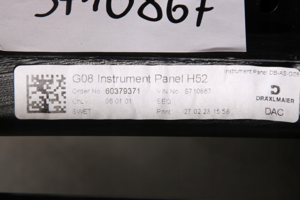 фото №14, Bmw x3 g01 lci x4 g02 lci панель приладів приладова панель  sensatec czarna head up