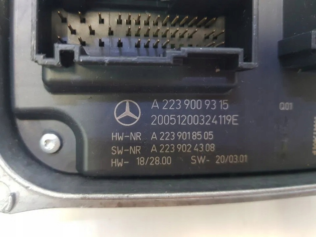 фото №6, Модуль преобразователь лампы led mercedes w223 s klasa a2239009315 a2c760279