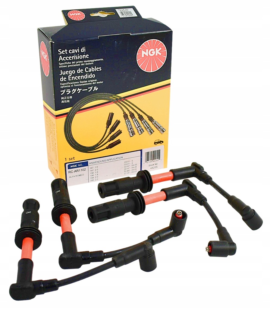 фото №1, Ngk дроти кабелі запалювання alfa romeo 147 1.6 ts