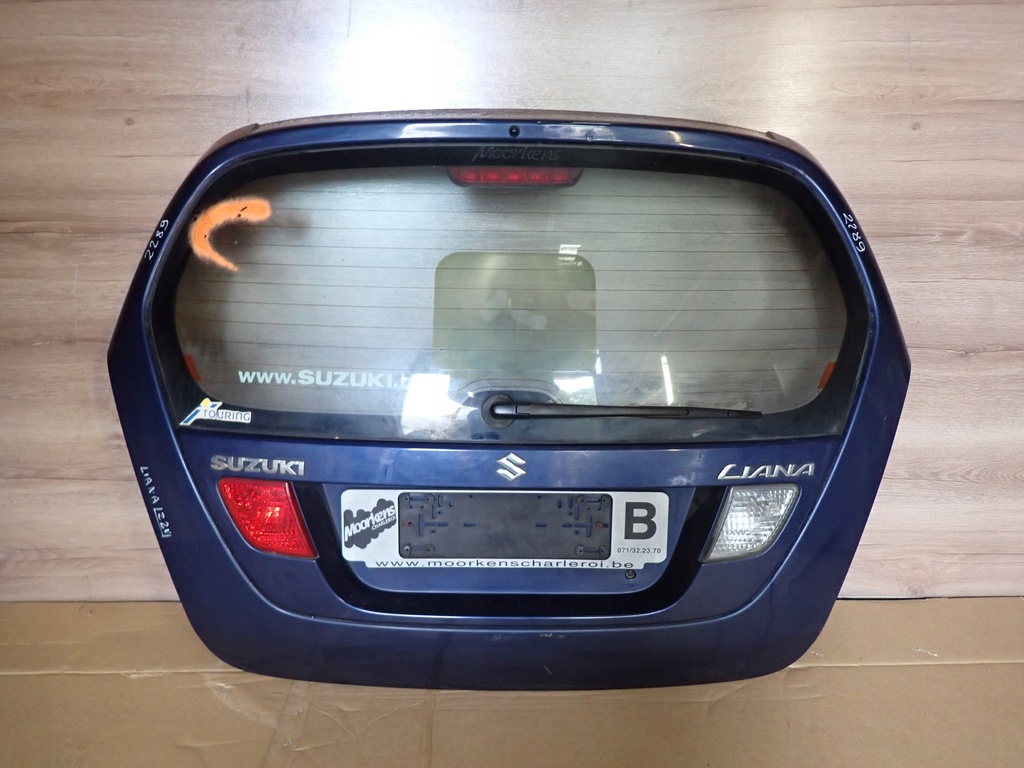 фото №6, Suzuki liana 04-07 крышка багажника багажника стекло z2v