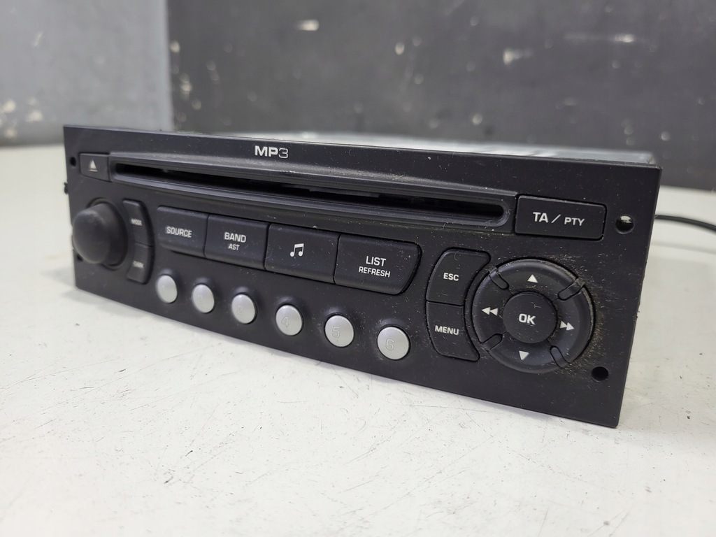 фото №1, Citroen c5 iii радиопроигрыватель cd mp3 9663080277