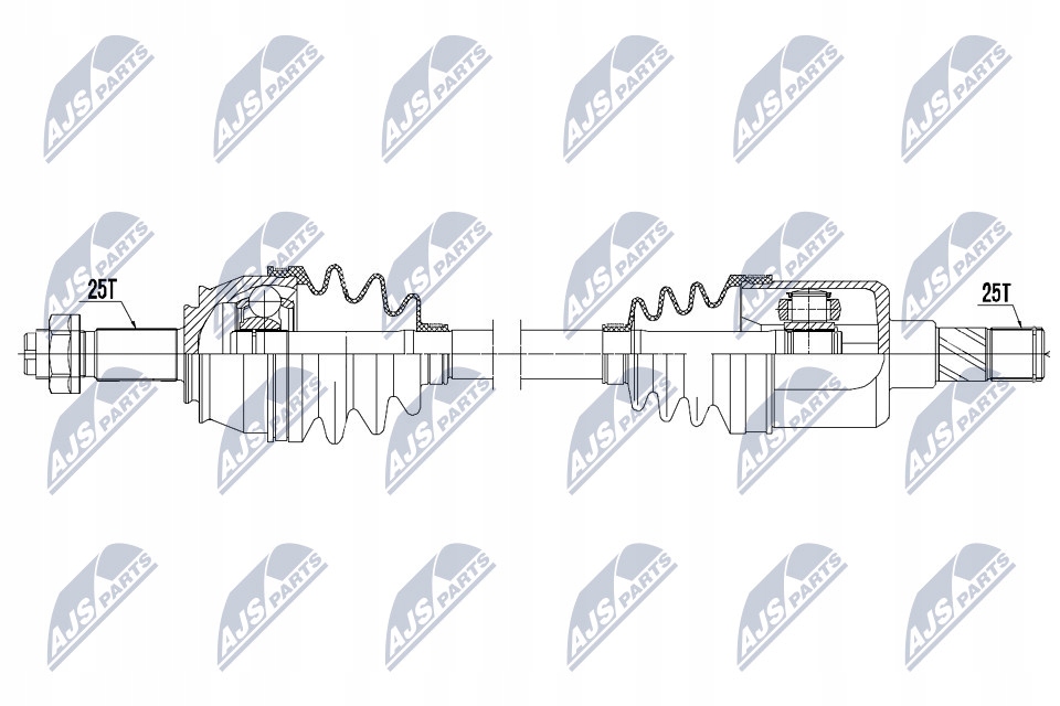 Npw-pl-041 nty приводной вал приводная opel corsa d 1.3cdti Цена