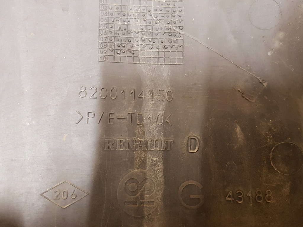 фото №4, Молдинг бампера перед 2szt комплект renault megane ii