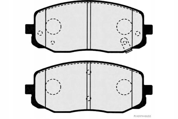 фото №1, Herth buss гальмівні колодки гальмівні p hyundai i10 08-