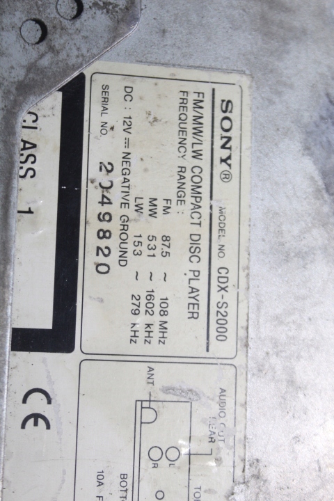 фото №4, Радио fiat linea sony