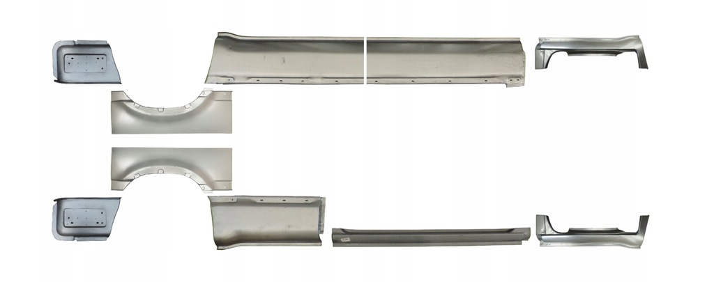 фото №1, Master movano 98-10 l2 порог ремкомплект крыла обшивка kpl 9szt