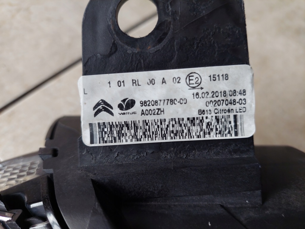 фото №12, Свет led - левая - citroen c3 iii - 2016