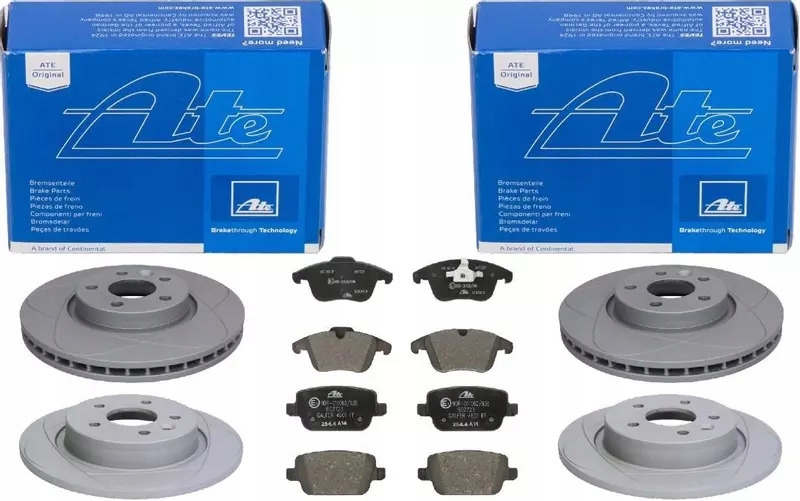 фото №1, Ate тормозные диски pd+klocki перед+ задняя ford galaxy s-max 300+302mm