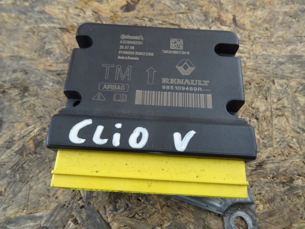 фото №1, Модуль блок управления датчик подушка безопасности renault clio v