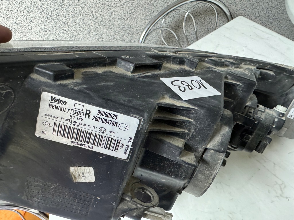 фото №6, Renault megane iv 4 лампа передня led europa оригінал