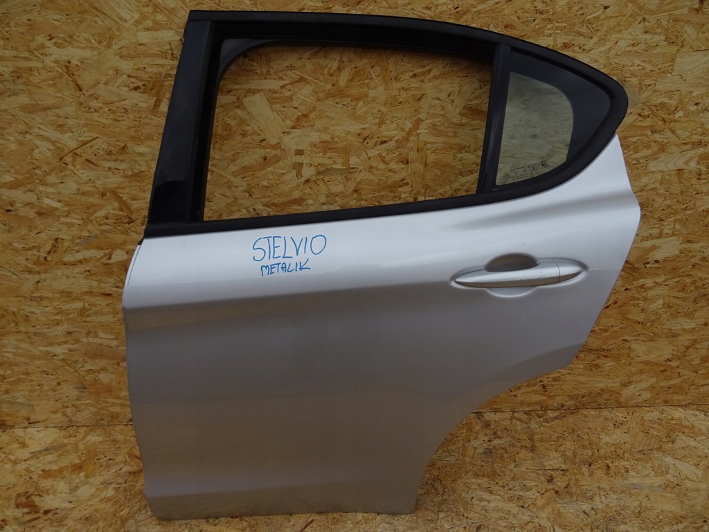 фото №1, Alfa romeo stelvio дверь левый левая задние задняя металлик