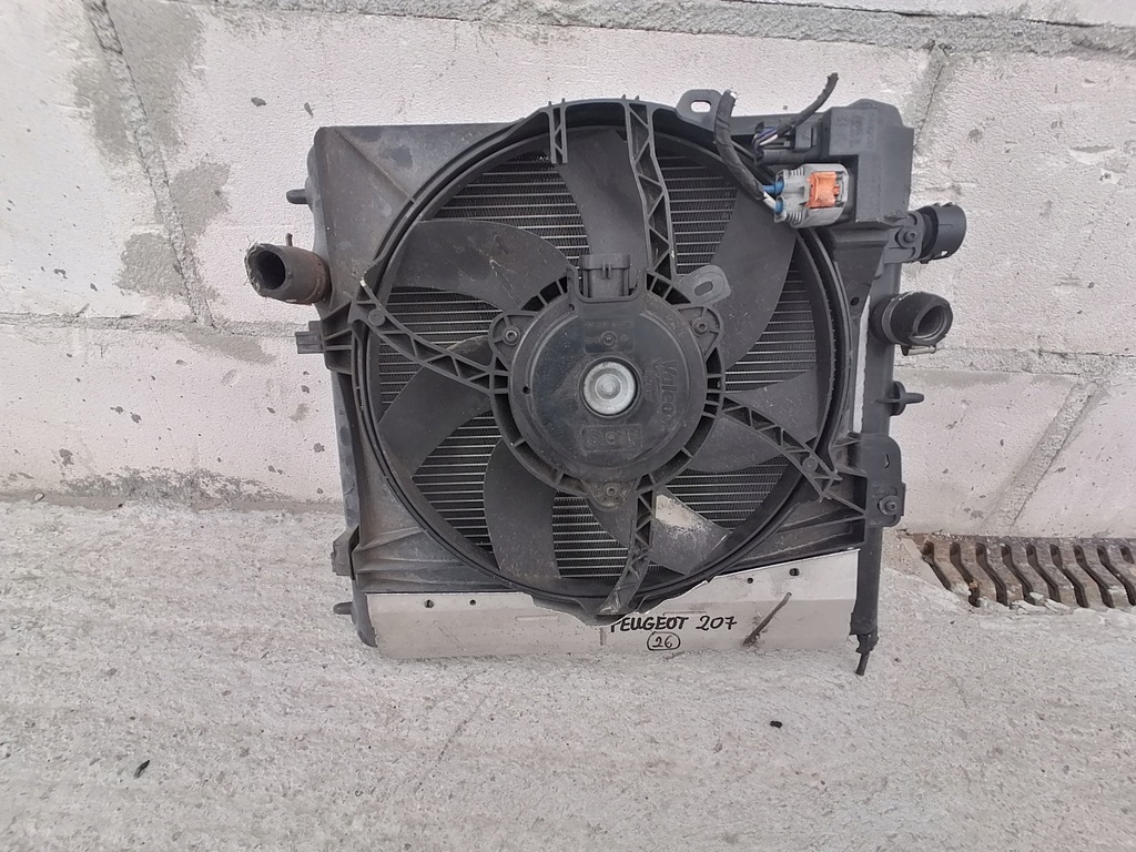 фото №7, Радіатор wody + вентилятор peugeot 207 lift 1.4b