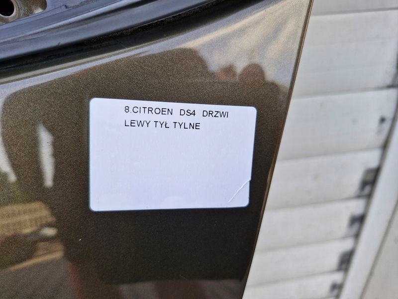 фото №3, Citroen ds4 двері лівий задня ліва задні kdk