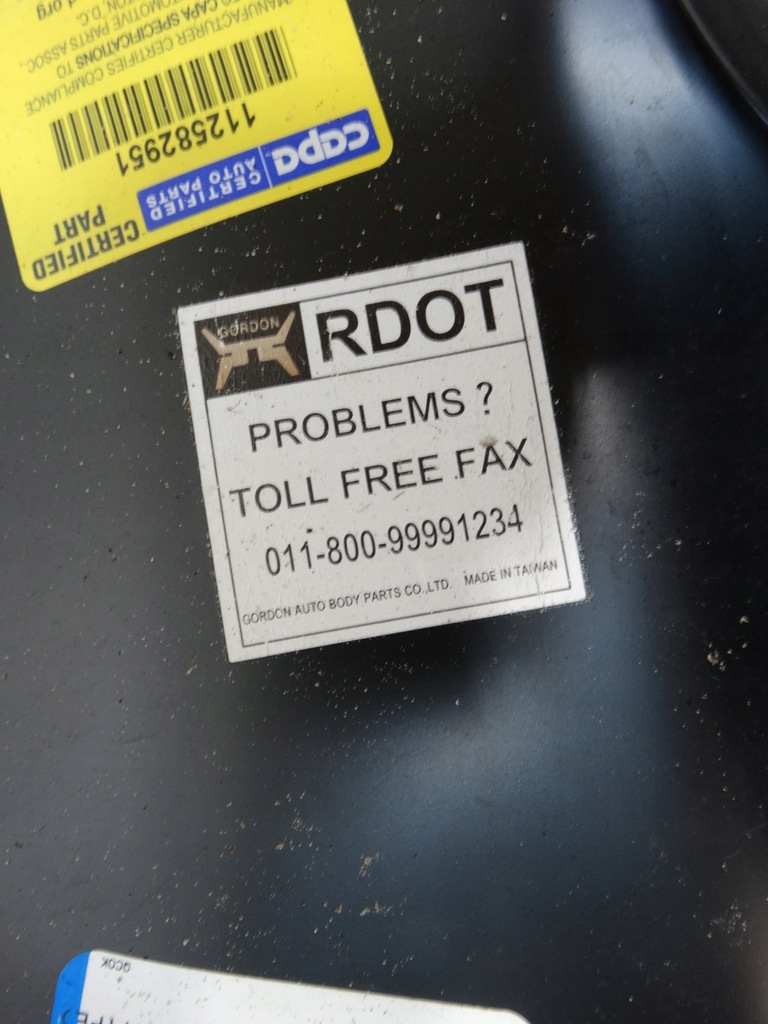 фото №12, Крыло правый перед fiat 500 112582951