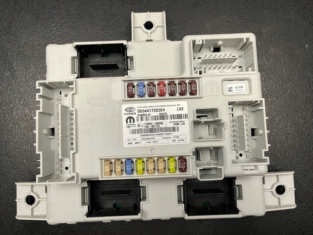 фото №1, Блок управления ecu bcm bsi модуль бортовой компьютер alfa romeo giulia qv 00505551430