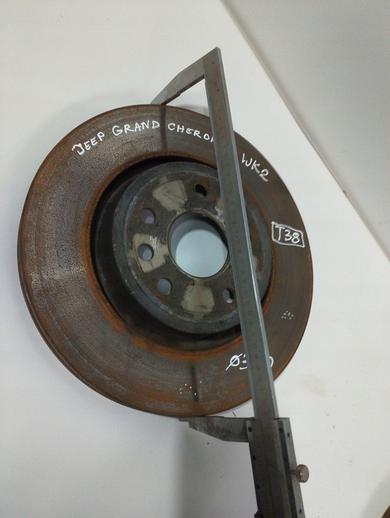 фото №10, Jeep grand cherokee wk2 тормозные диски тормоза передний тормозные колодки t38