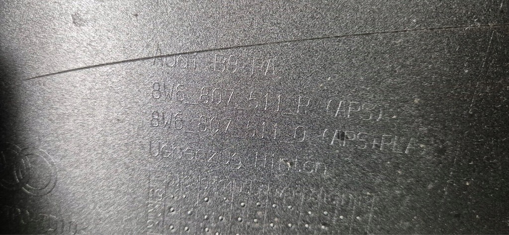 фото №16, Audi rs5 8w6 lift 2020- бампер задній задня 8w6807511p