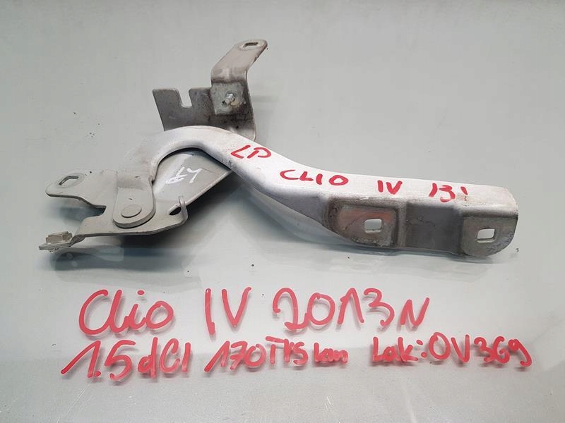 фото №1, Петля капот левый renault clio iv