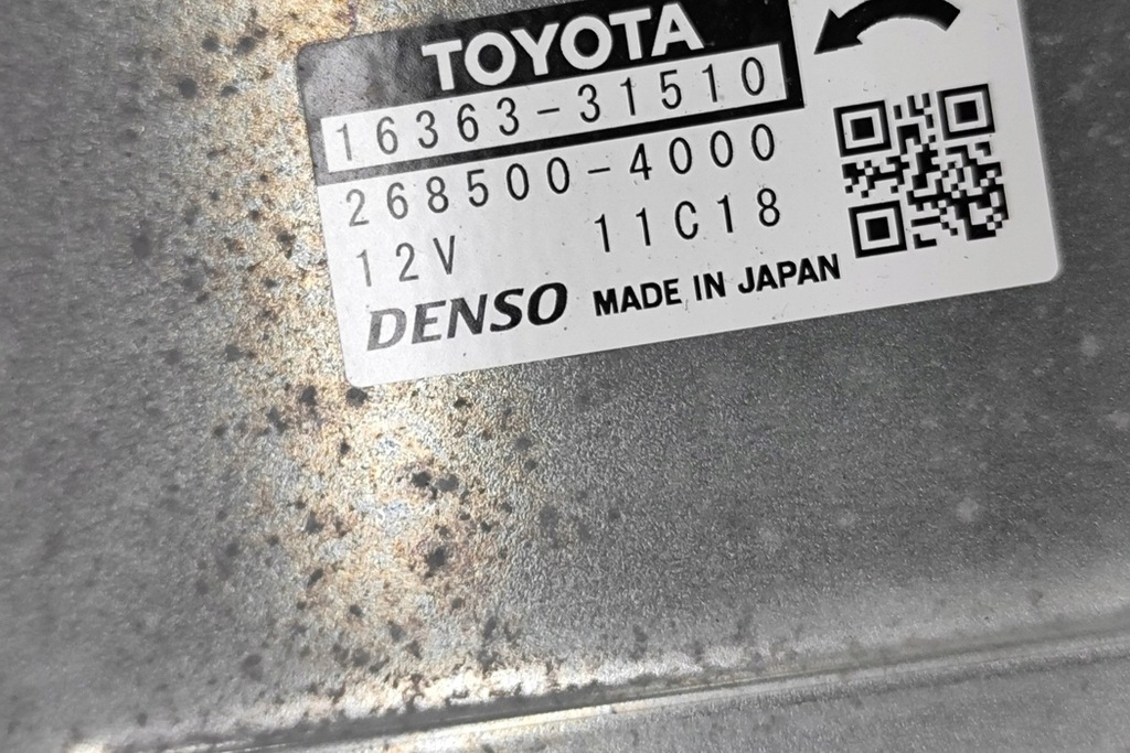 фото №7, Toyota sienna xl40 защита вентилятора охлаждающий двигатель 16360-f0150 2.0 h