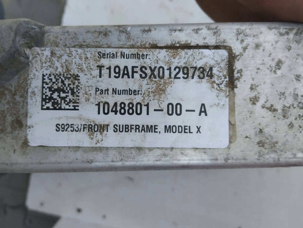Tesla model x балка підрамник поперечина перед передній Недорого
