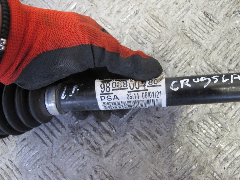 Opel crossland x приводной вал левая 1.2 vti 9806699880 2017- Оригинал