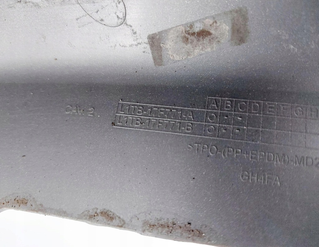 фото №10, Ford puma mk2 21r. spoiller накладка бампера передний l1tb-17f771-a